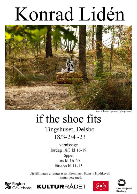 Utställning: Konrad Lidén - If the shoe fits